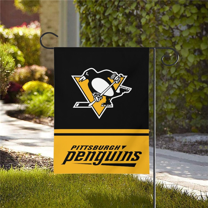 Pittsburgh Penguins Double-Sided Garden Flag 001 (Pls check description for details)